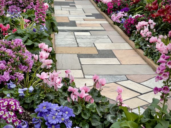 Garden Path Installation in Lake Orion